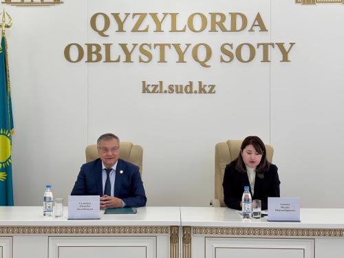 ОБЛЫСТЫҚ СОТТА КЕЗДЕСУ ӨТКІЗІЛДІ