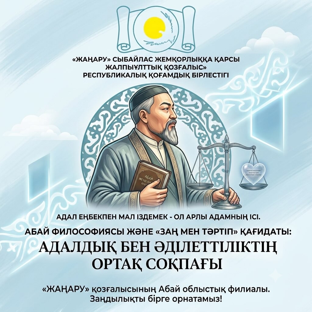 АБАЙ ФИЛОСОФИЯСЫ ЖӘНЕ «ЗАҢ МЕН ТӘРТІП»: ӘДІЛЕТТІ ҚОҒАМНЫҢ НЕГІЗІ