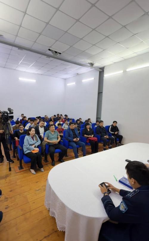 «ЗАҢ мен ТӘРТІП» тақырыбында тағылымды кездесу өтті.