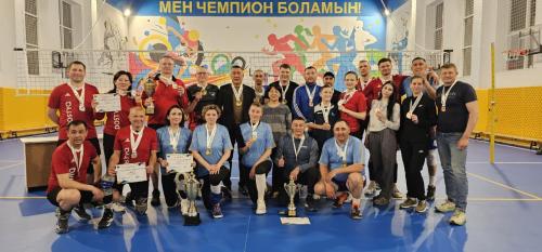 Волебол ойынынан мектептер арасында жарыс өтті