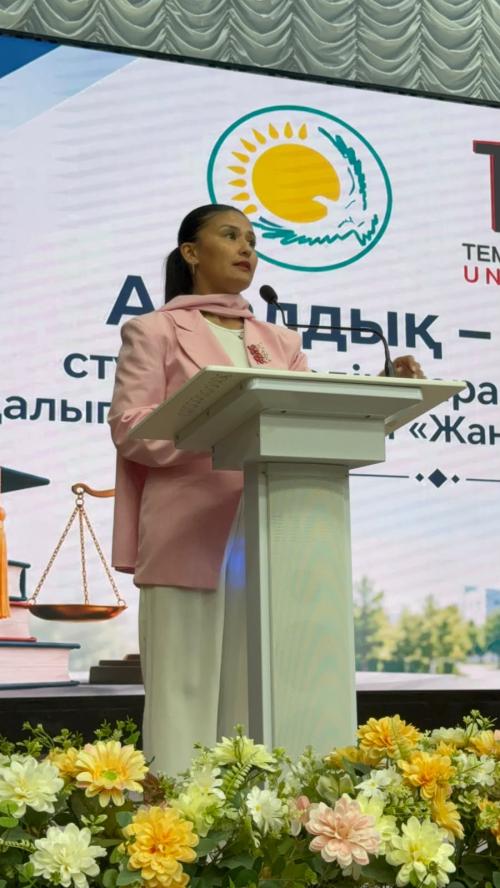 Заң мен тәртіп: жастар ‒ қауіпсіз болашақ үшін тақырыбында сұхбаттасу өтті